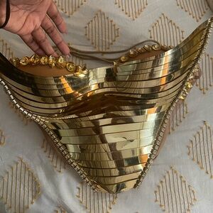 Lavish Gold Metallic Dress